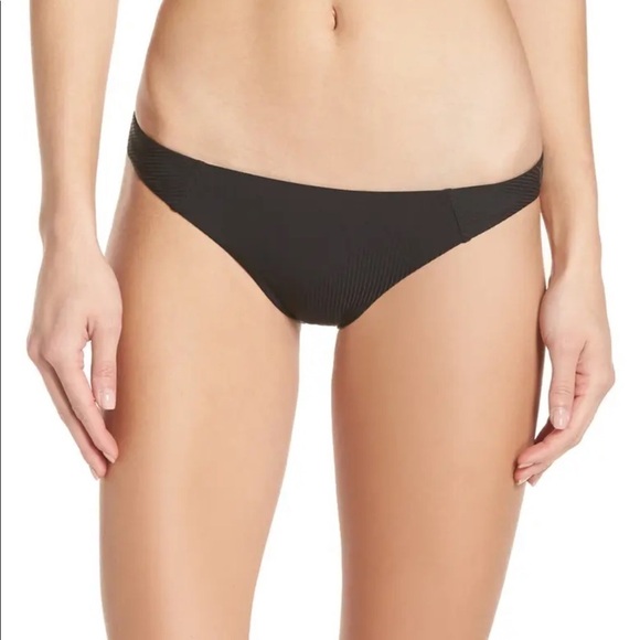 NWT HURLEY Quick-Dry Surf Bikini Bottoms Black - Picture 1 of 5